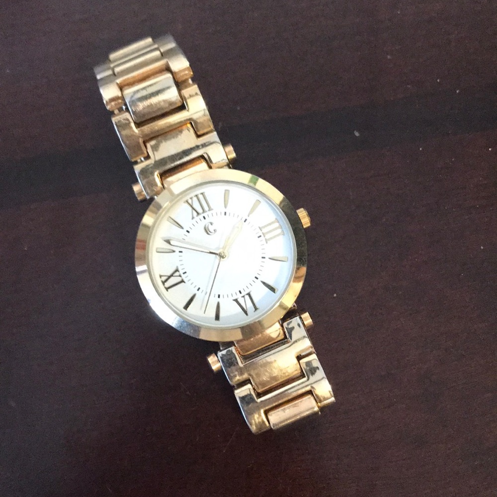 Charming Charlie gold watch